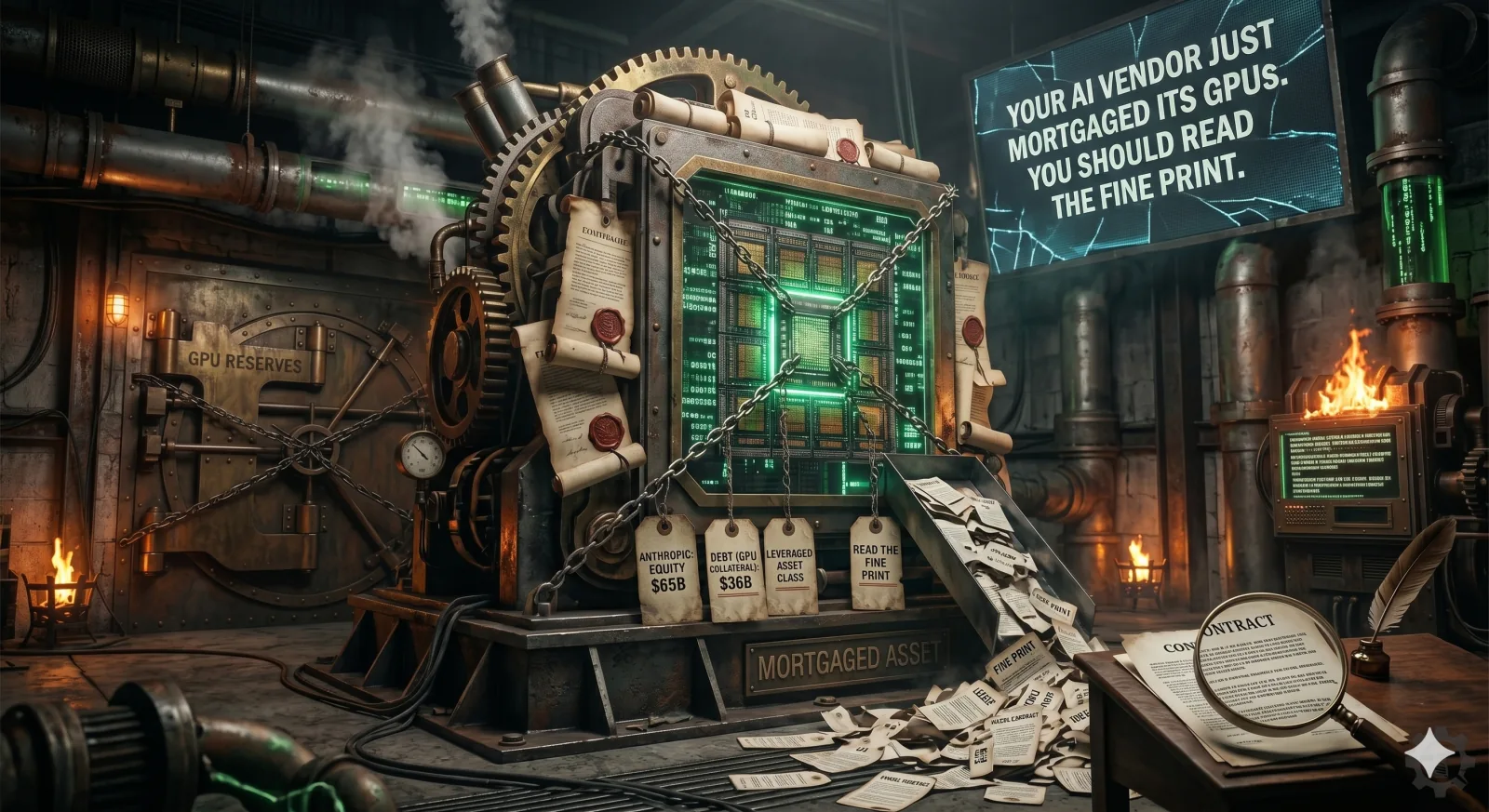 Your AI Vendor Just Mortgaged Its GPUs. You Should Read the Fine Print.